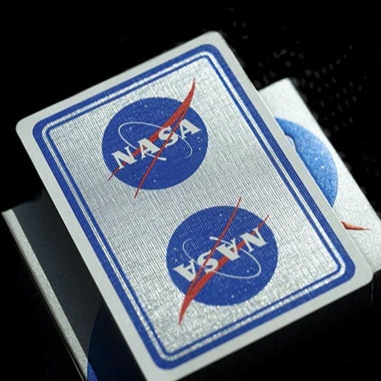 NASA Foil “Meatball” Logo Playing Cards