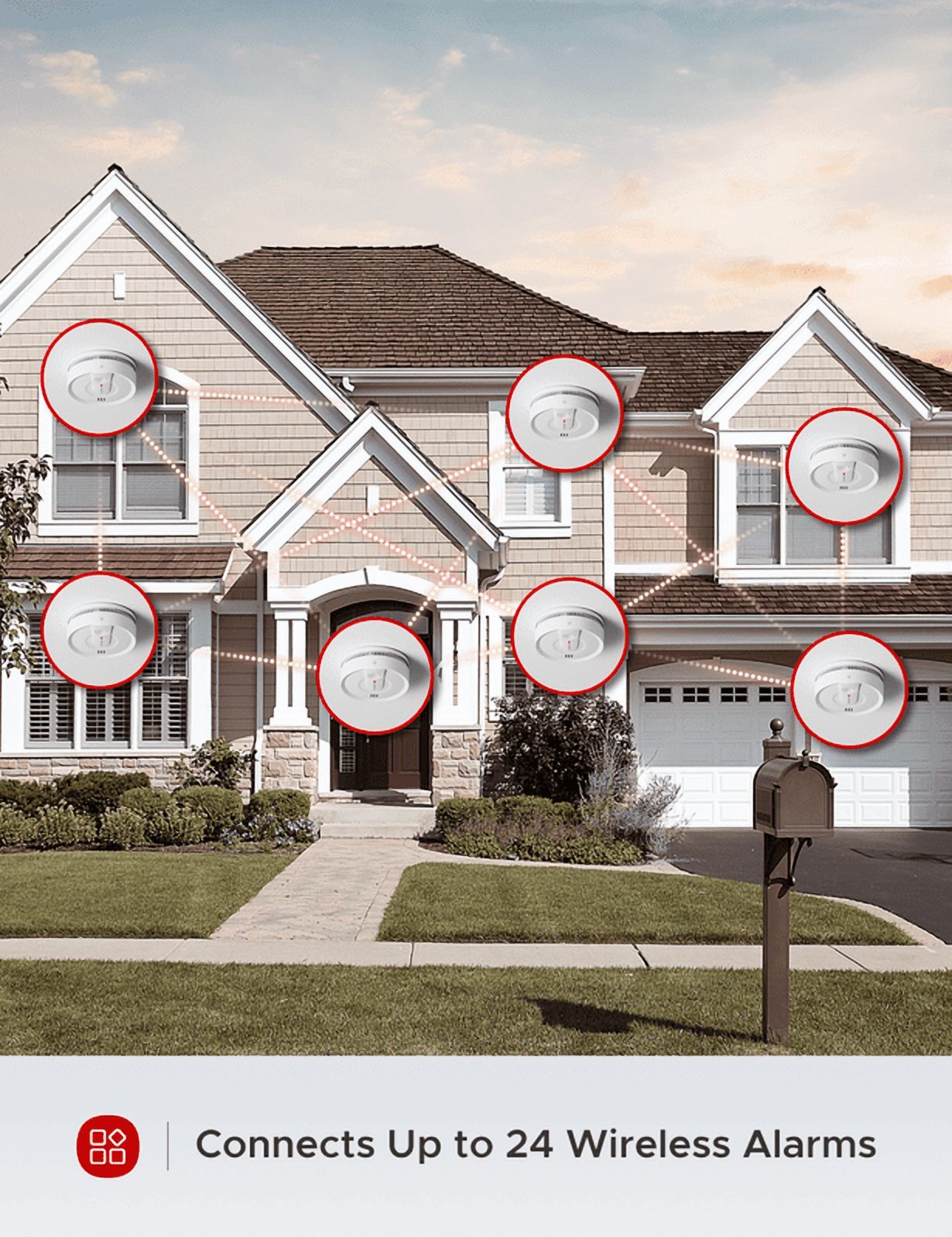 X-Sense Wireless Smoke Detector, Interconnected, 10-Year Battery photo 7