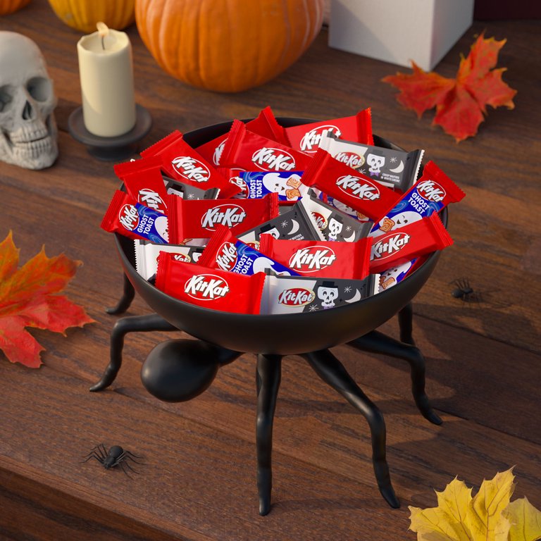 Kit Kat Assorted Flavored Wafer Snack Size Halloween Candy, Bag