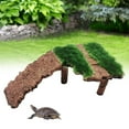 thumbnail image 3 of Turtle Basking Platform Tortoise Resting Terrace Climbing Ladder Design Easy to Climb for Terrarium Tank Multifunctional easy to clean Durable 16x9x6cm B, 3 of 8