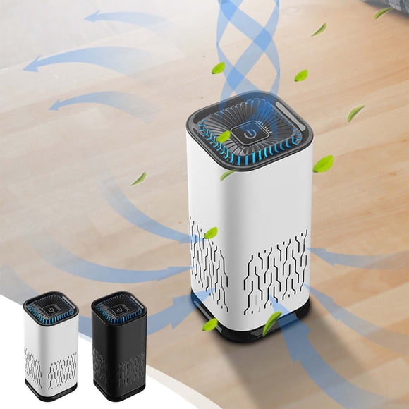 Purificador de aire para dormitorio y oficina - Filtro HEPA verdadero H13 para humo de incendios forestales, alérgenos, pet dander • 28dB silencioso • Modo automático • Cobertura de 107 pies