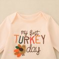 thumbnail image 5 of HCNTES Toddler Boy Winter Clothes Baby Boy Thanksgiving Outfits Baby Letter Print Romper Pants Hat Set Fall Winter 0 3 6 9 12 18 Months Baby Clothes for Boy, 5 of 8