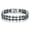 Black Silver bracelet, variant on BOOTOOL Men's Cycling Bracelet, Stainless Steel Motorcycle Chain Bracelet, 8.4 Inch