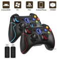 thumbnail image 2 of Controlador de juegos inalámbrico para PS3, para PC con Windows, joystick para TV Box, para Android, control de teléfono inteligente, azul, 2 of 5