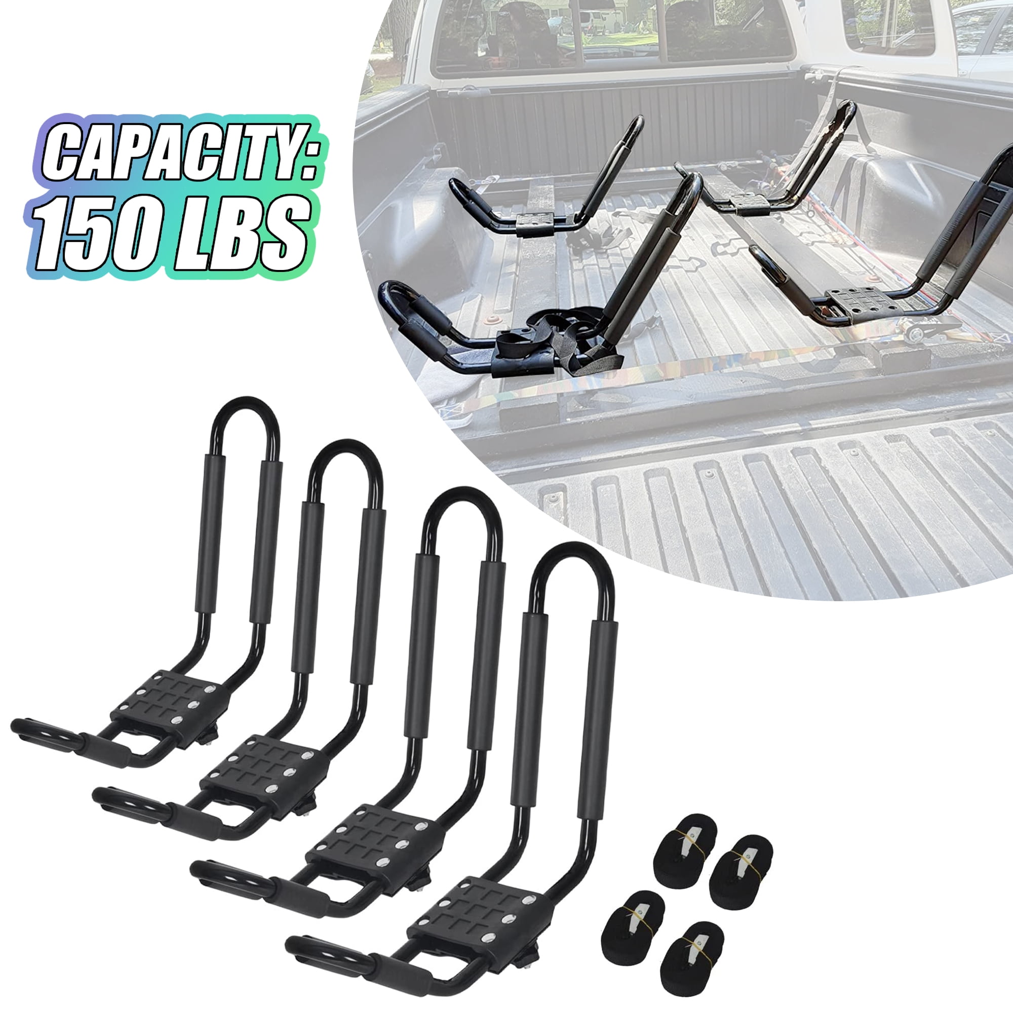 Buy HECASA 2 Pairs JBar Rack HD Kayak Carrier Canoe Boat Surf Ski Roof
