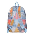 thumbnail image 3 of Unisex Boho Print Backpack, Bohemian Vintage Zipper Bag with Front Pocket, Durable Rucksack for School College Work Travel, Excellent Gift Idea, 3 of 5