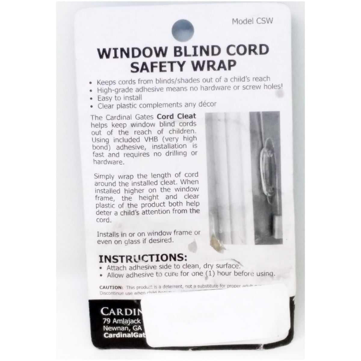 Cardinal Gates Cord Safety 3 Wraps Clear