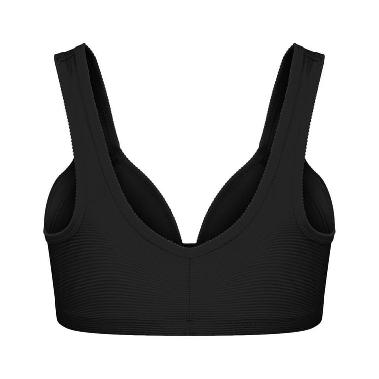 S LUKKC LUKKC Front Close Shaping Wirefree Bras for Women, Women's Plus  Size Post-Surgery Support Front Closure Brassiere Wireless Comfort  Full-Coverage Bralette Everyday Underwear Clearance! 
