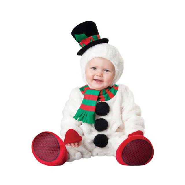 Disfraz de muñeco de nieve tonto de InCharacter para bebé / niño pequeño, grande (18-2T) blanco InCharacter 56002