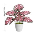 thumbnail image 3 of Planta Bonsái Artificial de Monstera Deliciosa para Interiores con Ramas Ajustables, Follaje Realista, 45cm para Decoración de Hogar, Oficina y Dormitorio, 3 of 7