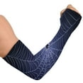 thumbnail image 2 of ALAZA Blue Web UV Sun Protection Arm Sleeves UPF 50+ Compression Cooling Sleeve 1 Pair, 2 of 7