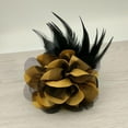 thumbnail image 4 of Flower Brooch Pin Silks Wonderful Rose Camellia Feather Charm Fashion Beautiful Created Clip Hair Flowers Brooches Accessories Idea for Party Dance Wedding Banquet for Elegant Women Gift, 4 of 12