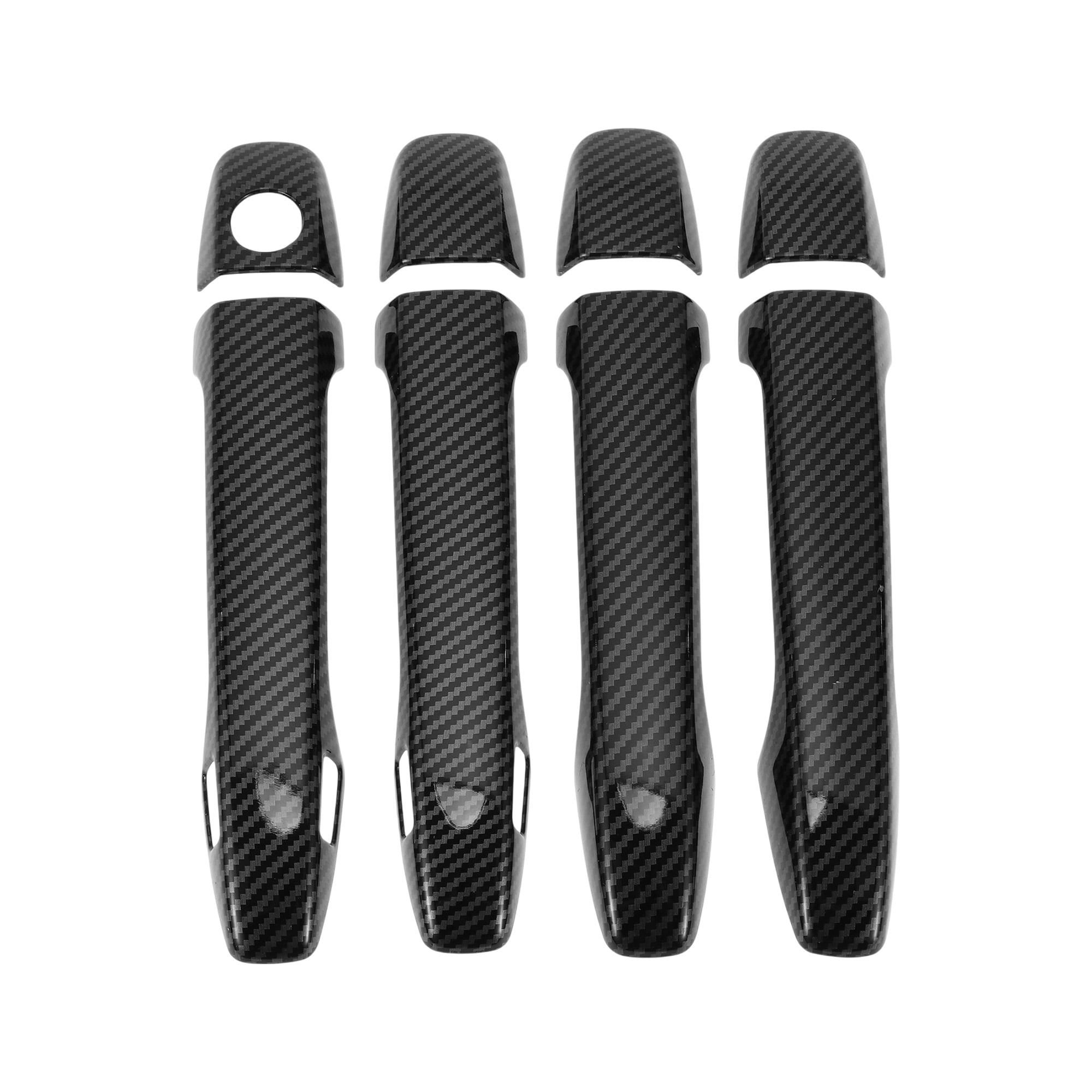 Red ABS Door Handle Cover For Jeep Wrangler JK/JKU 2007-2018 - Exterior Trim Guard, Scratch Protector, Easy Install - View #2