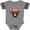 Football Heather and Smoke, variant on Inktastic English Bulldog Dog Girls Baby Bodysuit