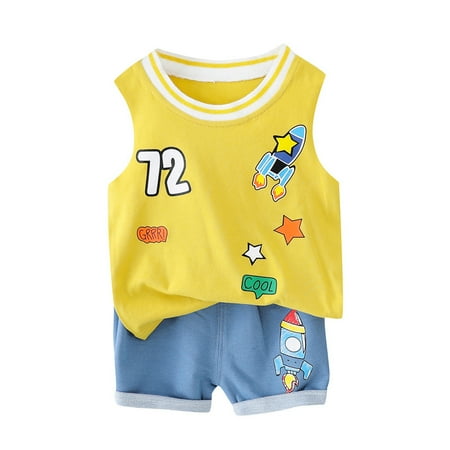 

Baby Girl Boy Cartoon Sleeveless Romper Jumpsuit Outfits Clothes Size 0 Months-18 Months