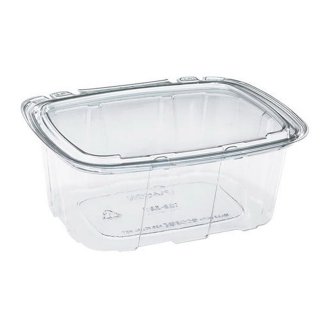 Clear Deli Food Storage Containers With Lids Tamper evident security system  and easy stackable and space saver shape Restaurant Take Out/ Freezer  microwave and dishwasher safe – 8 Oz. – 25 sets – Decony