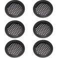 thumbnail image 1 of Rejilla de ventilación de acero inoxidable de 6 piezas Rejilla de ventilación para armario - Rejilla de ventilación de 60 mm Rejilla de ventilación redonda para cocina, 1 of 1