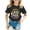 Black, variant on MIXUE Toddler Girls Tops & T-Shirts Summer Back To School Letter Print Round Neck Short Sleeve Loose Casual T-shirts Sportwear,Black,3-4 Years