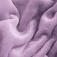 thumbnail image 3 of Flannel Sheets Queen Size Lavender - Super Soft Fleece Sheets Set Fluffy Extra Plush, 4 Piece(Include Fitted Sheet, Flat Sheet, 2 Pillowcases), 3 of 7
