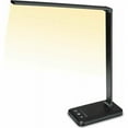 thumbnail image 1 of Lámpara de escritorio con diseño plegable, luz de escritorio con niveles de brillo para oficina en casa, lámpara de lectura con control táctil de 5 modos de color, puerto de carga USB, iluminación, 1 of 5