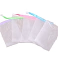 thumbnail image 1 of CIMAXIC 10PCS Exfoliating Mesh Soap Saver Pouch Bubble Net Handmade Soap Mesh Bag Body Facial Cleaning Tool (Random Color),4.72"X3.54"X0.04", 1 of 4
