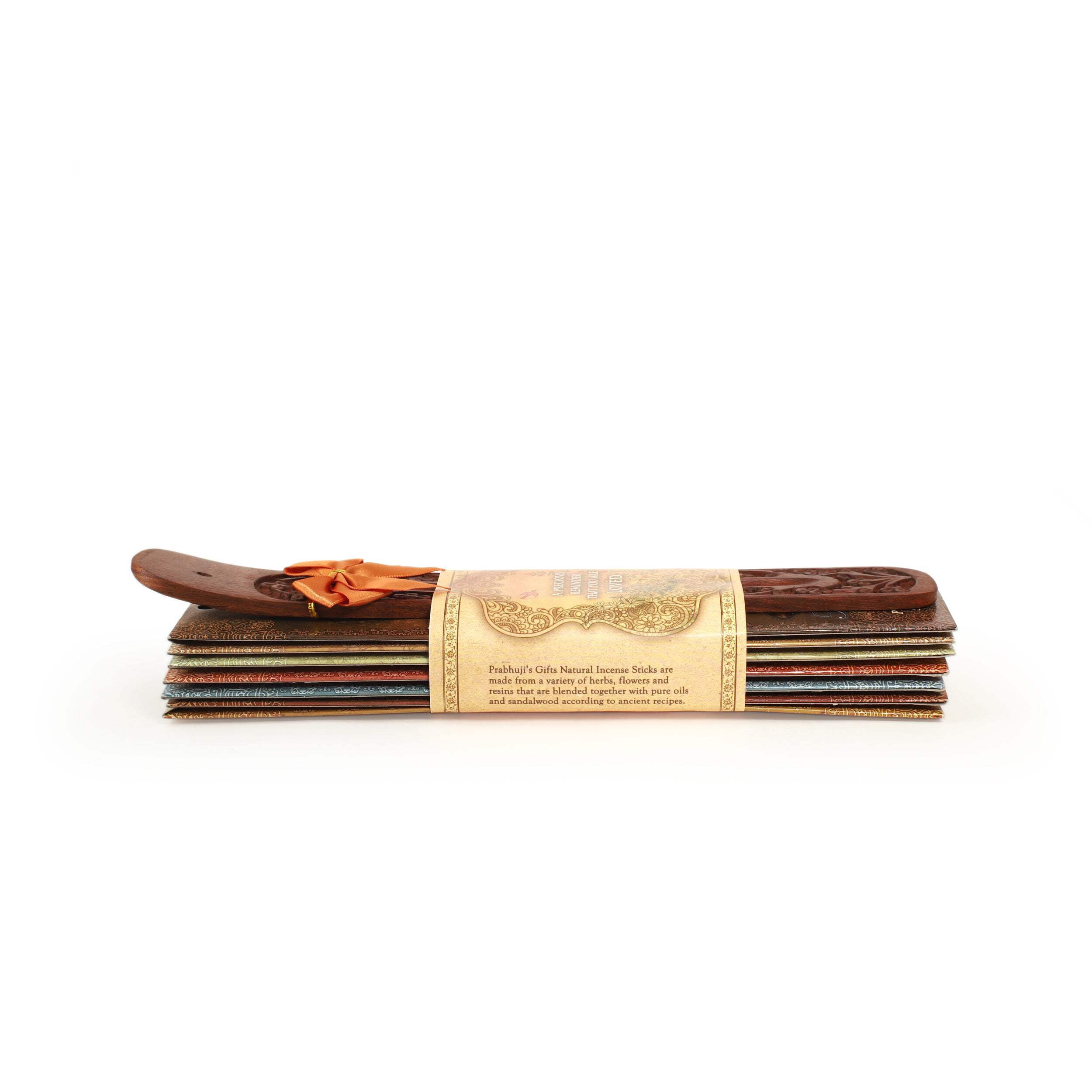 Incense Gift Set - Flat Burner + 7 Harmony Incense Stick  greeting A Precious Reminder that You are Loved