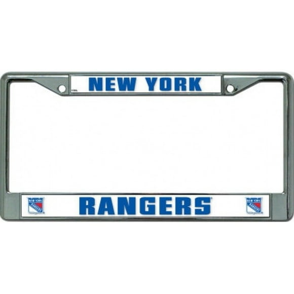 New York Rangers Chrome License Plate Frame