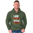 thumbnail image 5 of Hunters Hunt Now Work Later Hunting Hoodie Sweatshirt Women Men Brisco Brands S, 5 of 6