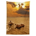 thumbnail image 3 of Ambesonne Animal Print Tablecloth Rectangular Table Cover, Dolphins Dusk, 60"x84", Multicolor, 3 of 4
