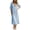 Light Blue, variant on YuXingFu Dresses for Women Wedding Guest Maxi V-Neck Plus Size Womens Dress Short Sleeve for 2026 Long Casual Summer White S