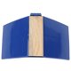 thumbnail image 1 of Soporte de descanso para jaula de palomas para mascotas, perchas de soporte de plástico para pájaros con accesorios para jaula de bloques de madera, color azul con bloque de madera, 1 of 12