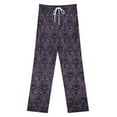 thumbnail image 3 of Haunted Mansion Contrast Pajamas For Women Loose Retro Night Pajama Pants Comfortable Sleepwear Bottoms Homewear, 3 of 6