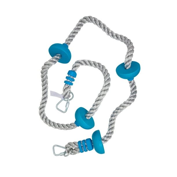 American Ninja Warrior 8 foot Climbing Rope for Ninjalines, Trees