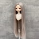 thumbnail image 4 of Peluca De 1/4 Muñecas Para Una Muñeca De 7 A 8 Pulgadas De Cabello Liso Y Recto Suave Peluca Hecha A Mano Para La Recolección, 4 of 7