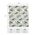 thumbnail image 5 of Fotbe green plaid Moose tree Mailbox Covers Post Letter Box Cover Garden Decor Standard Size-21x18 in, 5 of 9