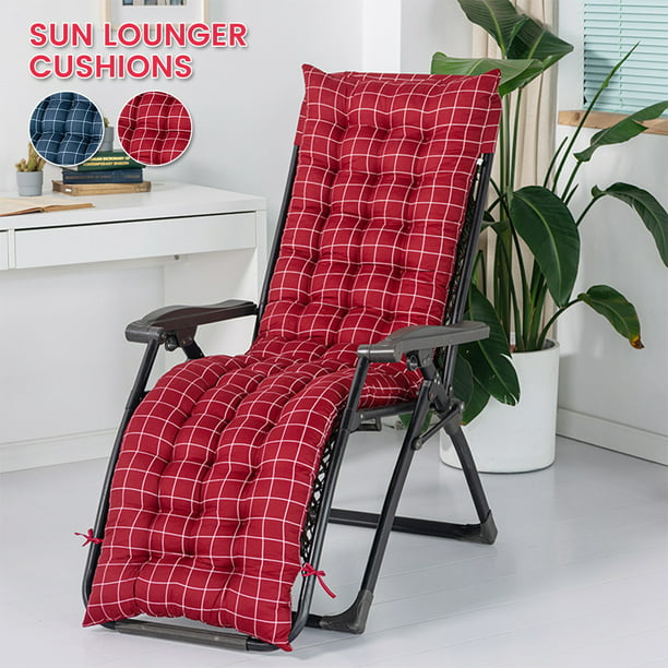 Willstar Sun Lounger Cushions, Garden Furniture Replacement Cushion Covers