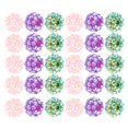 thumbnail image 2 of segolike 30 Pieces Rhinestone Spacer Crystal Clay Round Beads Jewelry Findings DIY Crafts, 2 of 9