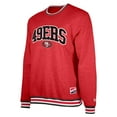 thumbnail image 2 of Men's New Era Scarlet San Francisco 49ers Big & Tall Pullover Sweatshirt, 2 of 3