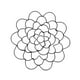 thumbnail image 2 of Decoración del hogar, decoración de habitaciones, decoración de paredes Organizador floral de acero inoxidable Arreglo floral para florero Arreglo floral reutilizable para floreros 3 piezas Asistente, 2 of 9