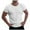 White, variant on Dovford Men's Muscle T Shirts Stretch Short Sleeve Bodybuilding Workout Casual Slim Fit Tee Shirts