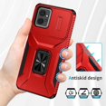 thumbnail image 3 of Funda para GANGXUN Motorola Moto G Power 2023 - Soporte metálico, Función magnética, Rojo, 3 of 5