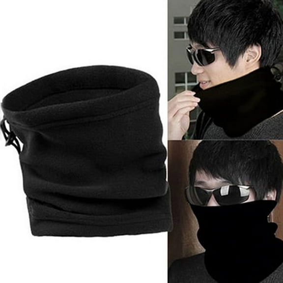 AYYUFE Unisex Polar Fleece Neck Warmer Thermal Snood Scarf Hat Ski Snowboarding Wear