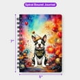 thumbnail image 5 of Hello 2025 Boston Terrier Celebrates Happy New Year Firework Balloon Spiral Bound Journal Gentleman Dog Lover Gifts 5x7in Spiral Notebook - 02024, 5 of 5