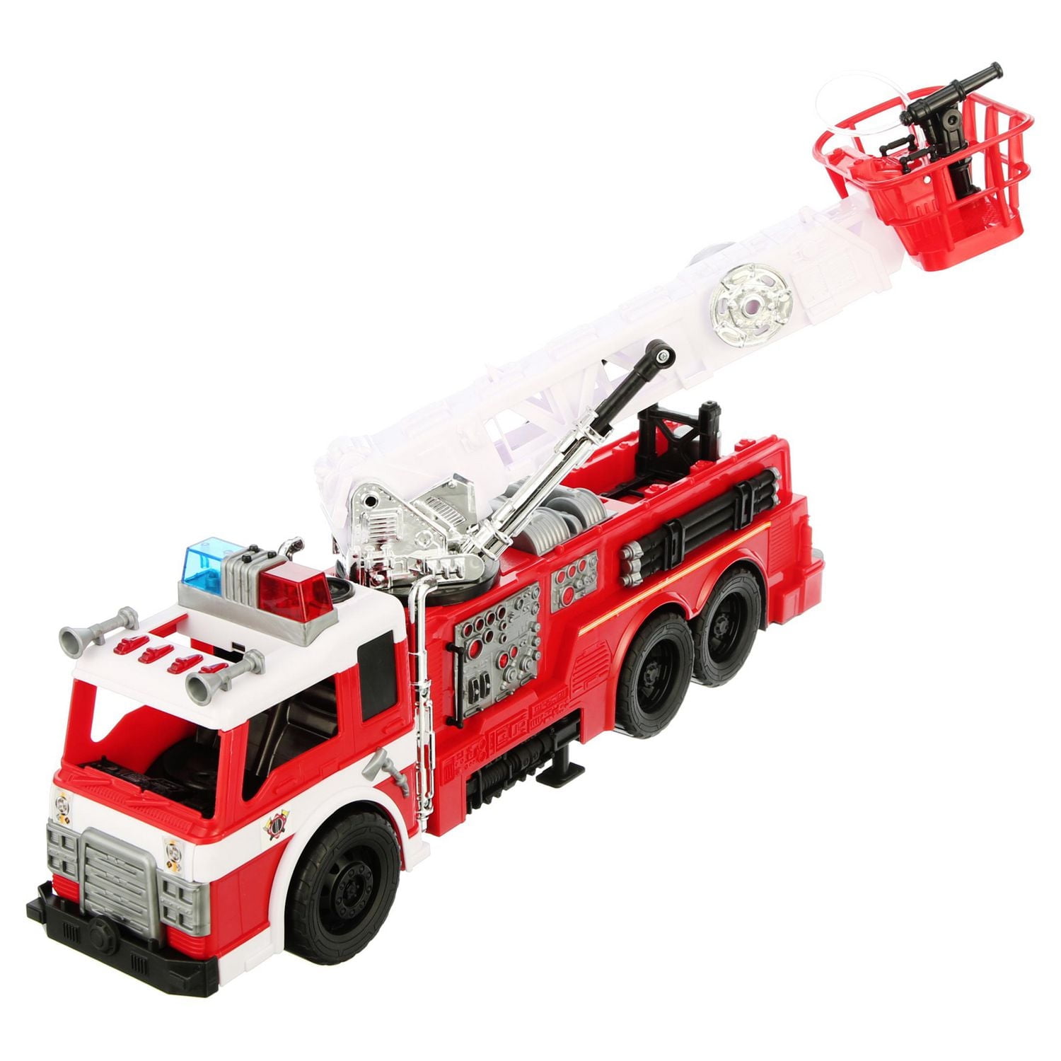 Kid Connection Fire Truck Play Set, 10 Pieces, Light & Sound