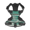 thumbnail image 4 of Lsque Old Green Wooden Dog Harness, No-Pull Pet Harness with 2 Leash Clips, Adjustable Soft Padded Dog Vest with Easy Control Handle for Large Dogs-X-Large, 4 of 9