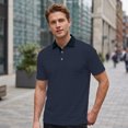 thumbnail image 2 of JAJAHO Mens Casual Polo Shirts Summer Breathable Mesh Short Sleeve Golf Shirts Moisture Wicking Workout Soft Tops, 2 of 4