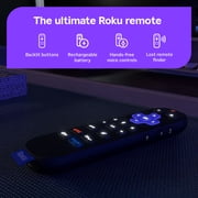 Roku Smart TV – 75- Inch Pro Series, 4K QLED Mini-LED TV – Roku TV with Backlit Voice Remote Pro