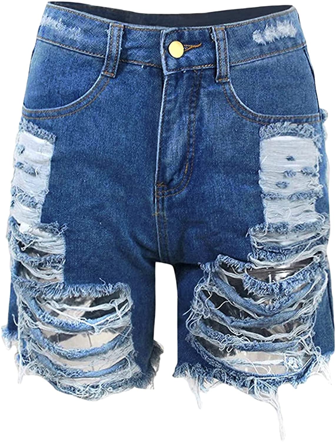 Women's Ripped Sexy Denim Shorts Frayed 