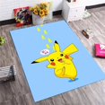 thumbnail image 1 of Cartoon Pikachu Floor Rug Soft Door Mat Anti-slip Living Bedroom Carpet Soft New, 1 of 3