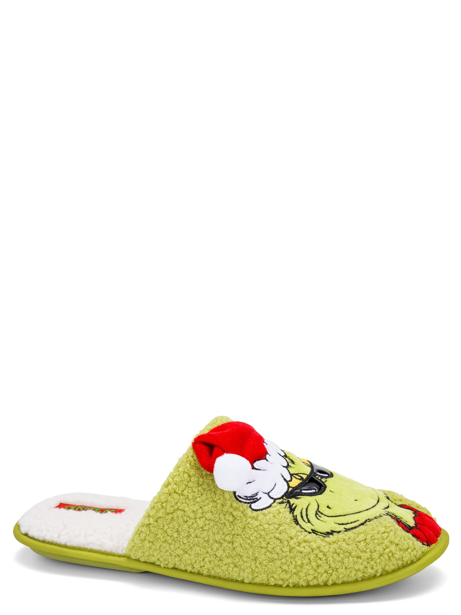Grinch Men’s Plush Scuff Slipper